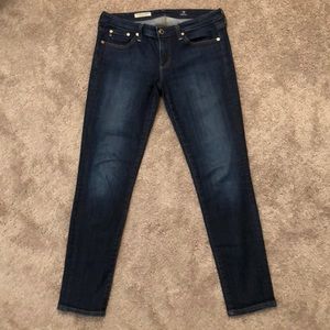 AG Stevie Ankle Slim Straight Leg Jeans
